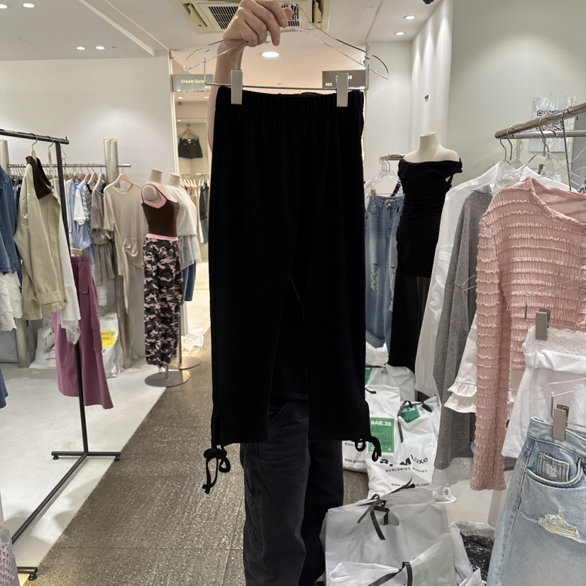 BAIE.38東大門實拍女士新款休閑真品熱賣休閑褲緊身褲緞BAIE.38休閑褲圖色1