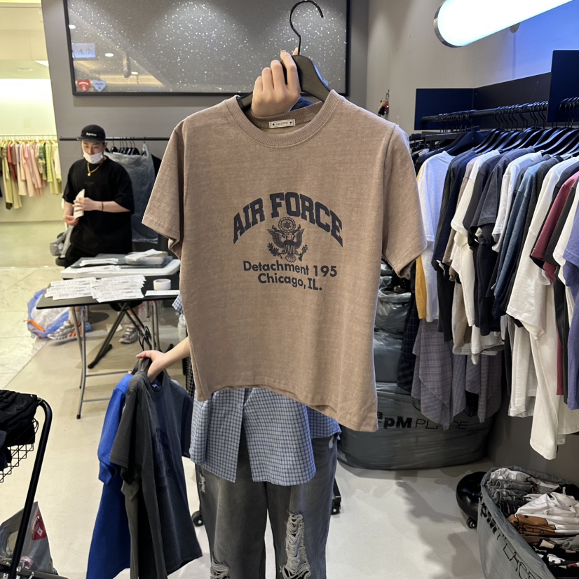 CREDITO韓國代購女士新品26春夏熱賣時尚休閑職業人氣T恤CREDITOT恤圖色3