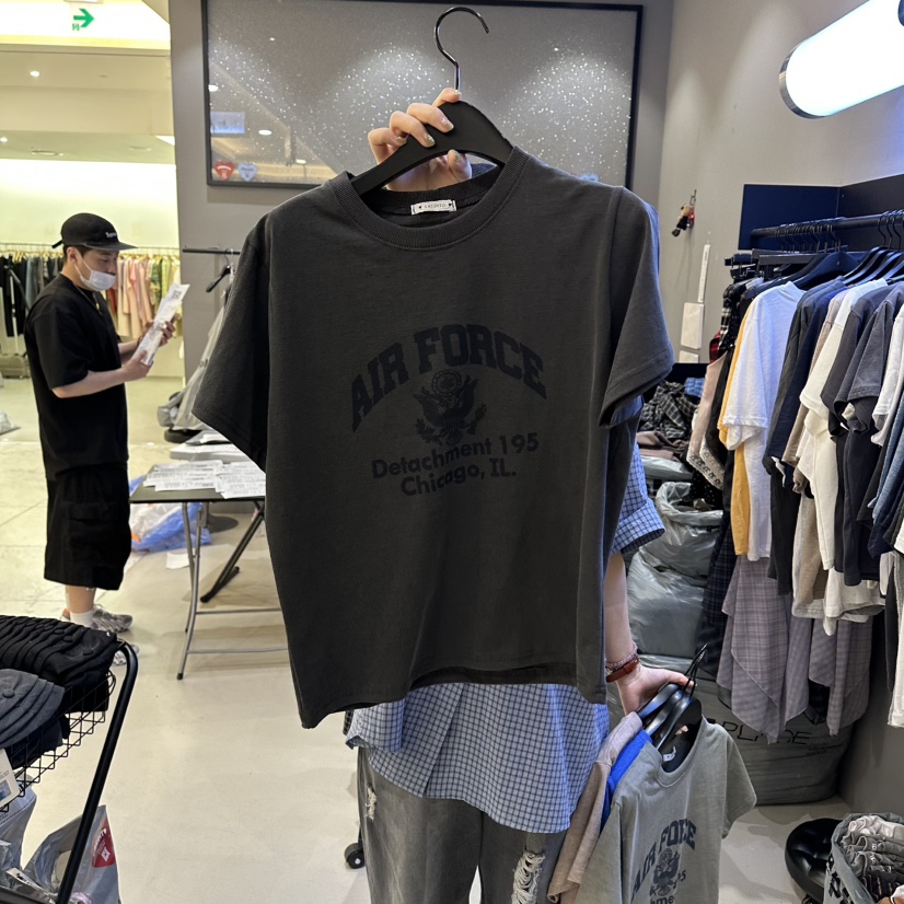 CREDITO韓國代購女士新品26春夏熱賣時尚休閑職業人氣T恤CREDITOT恤圖色4