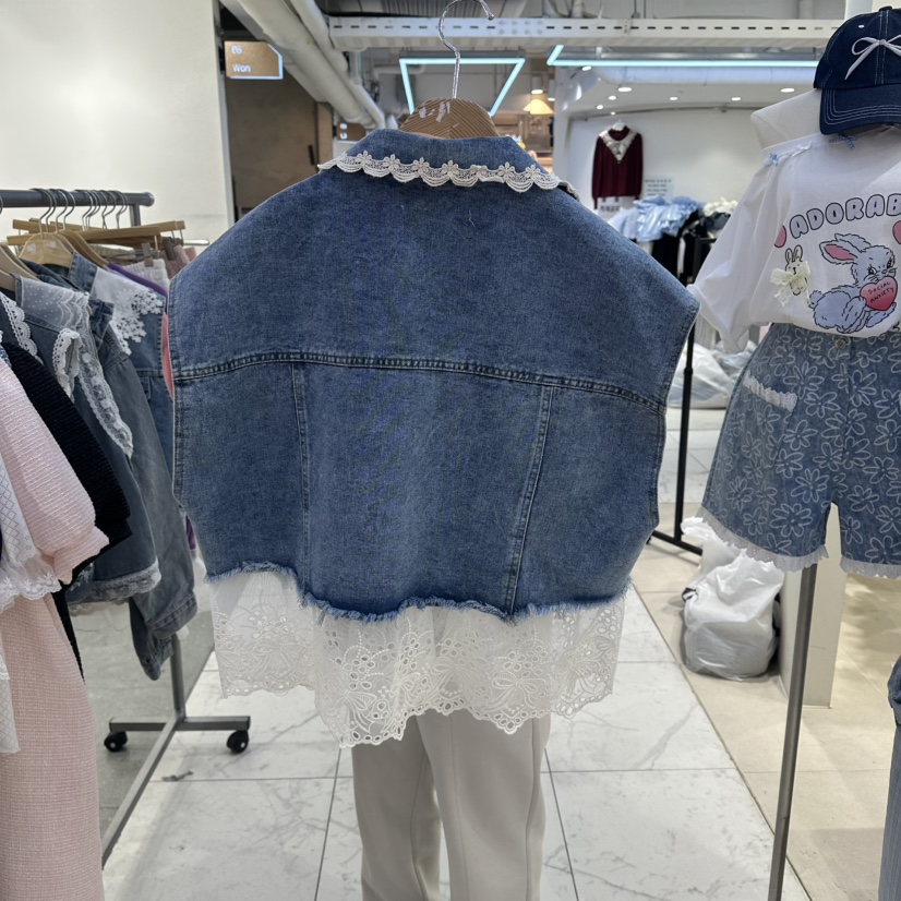 MS韓國代購女裝新品26夏季休閑推薦26春夏職業熱賣時尚馬甲MS馬甲