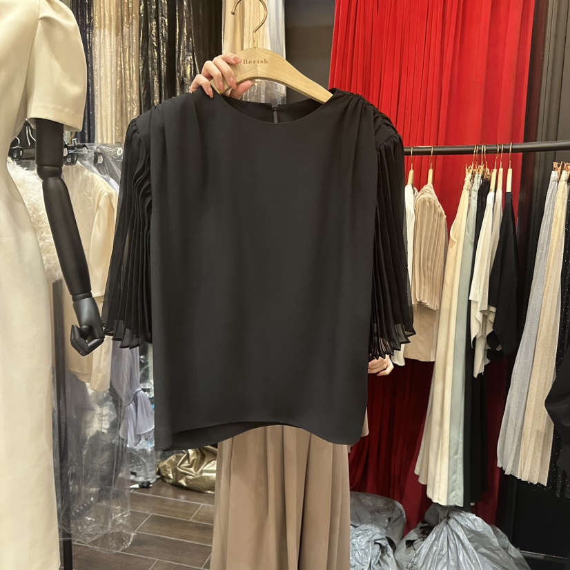 HERISH韓國東大門代購女士新款職業休閑熱賣26春夏襯衫蕾絲衫Haute-Herish-Q襯衫/蕾絲衫圖色3