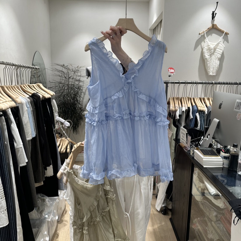 DDAY東大門實拍韓國女士新款熱賣26春夏時尚推薦吊帶背心DDAY吊帶/背心