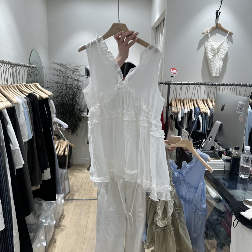 DDAY東大門實拍韓國女士新款熱賣26春夏時尚推薦吊帶背心DDAY吊帶/背心圖色1