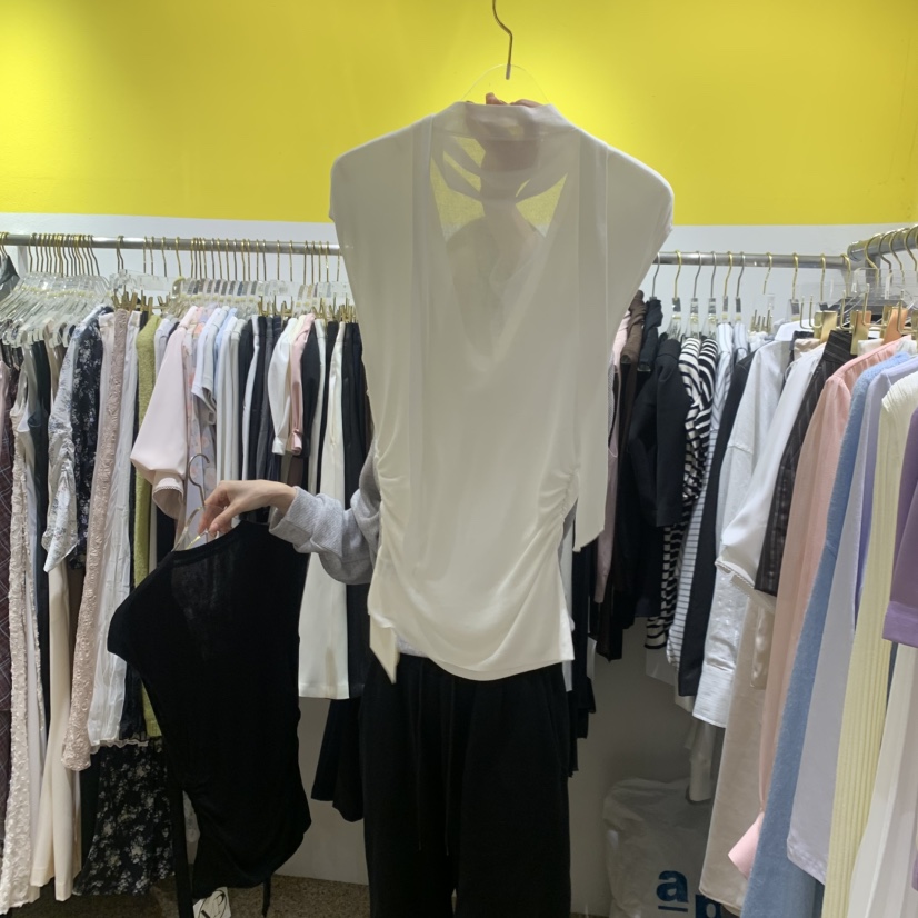 LE MASTERPLACE韓國代購女士新款職業時尚26夏季針織衫系帶Le masterpiece針織衫