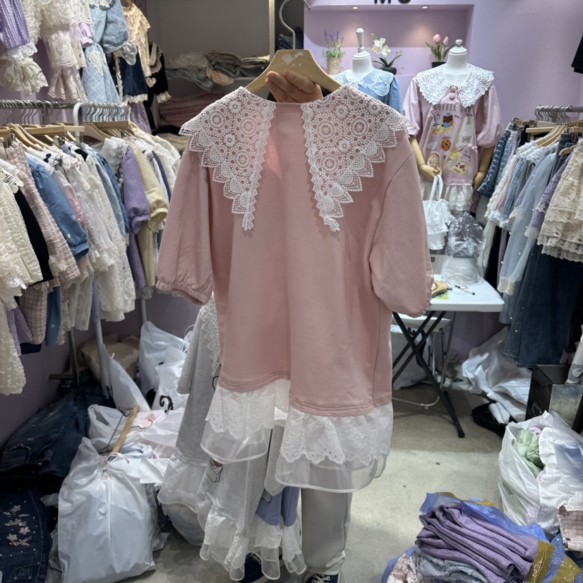 MS韓國代購女裝新款休閑人氣真品26春夏熱賣職業推薦時尚T恤MST恤