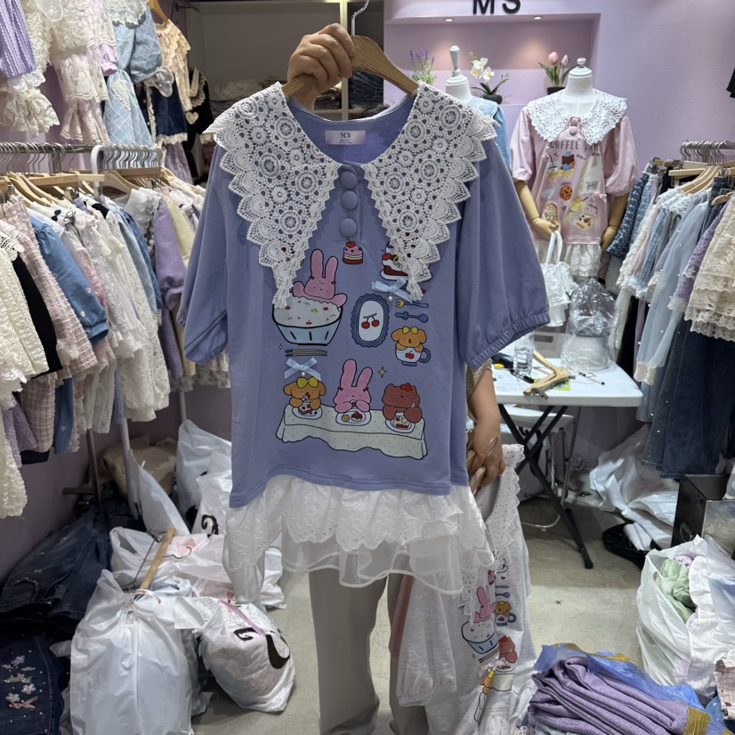 MS韓國代購女裝新款休閑人氣真品26春夏熱賣職業推薦時尚T恤MST恤圖色3