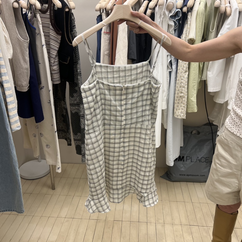 THEPLAN韓國直郵實拍女裝新品職業26夏季26春夏休閑連衣裙THE PLAN連衣裙