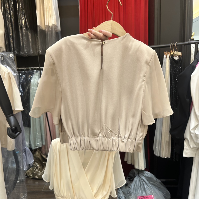 HERISH東大門實拍女裝新品26春夏休閑真品襯衫蕾絲衫雪紡Haute-Herish-Q襯衫/蕾絲衫