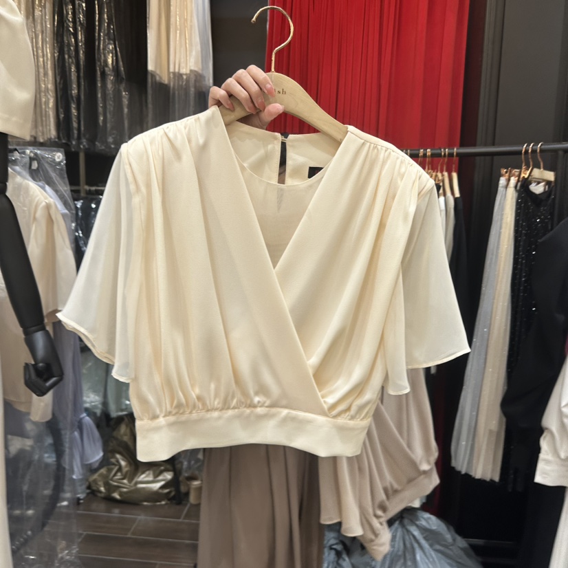 HERISH東大門實拍女裝新品26春夏休閑真品襯衫蕾絲衫雪紡Haute-Herish-Q襯衫/蕾絲衫圖色1