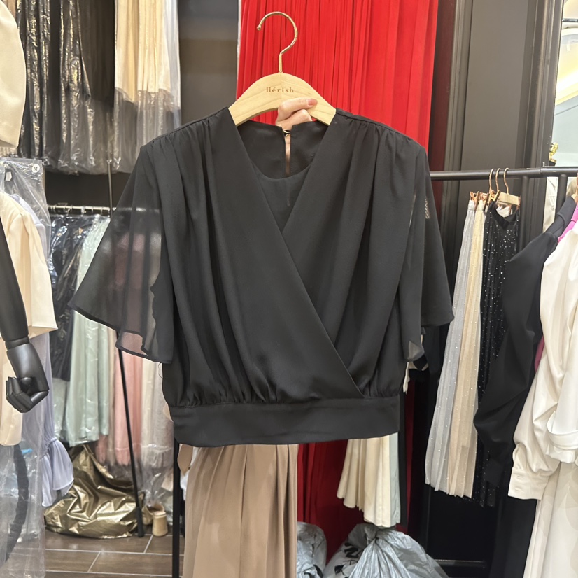 HERISH東大門實拍女裝新品26春夏休閑真品襯衫蕾絲衫雪紡Haute-Herish-Q襯衫/蕾絲衫圖色3