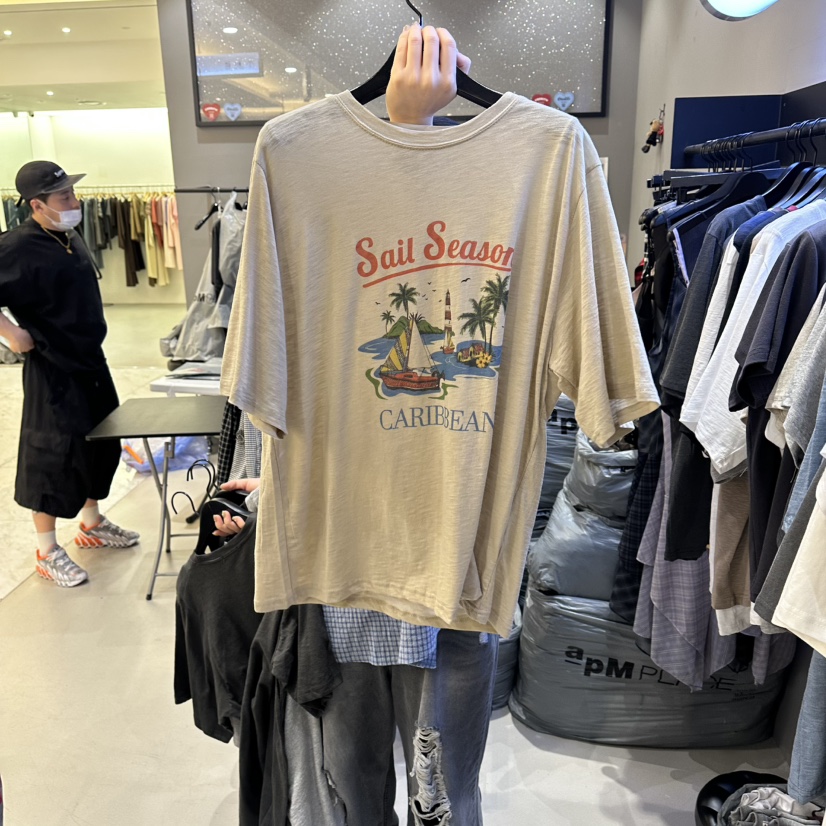 CREDITO東大門實拍韓國女裝新品時尚推薦休閑26春夏人氣T恤CREDITOT恤圖色4