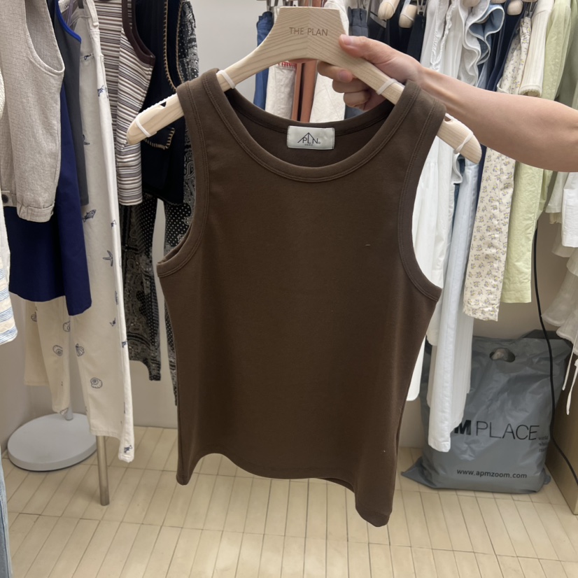 THEPLAN東大門實拍女裝新款熱賣推薦時尚職業人氣吊帶背心THE PLAN吊帶/背心圖色2