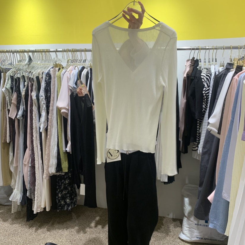 LE MASTERPLACE韓國東大門代購女裝新款休閑時尚長袖T恤Le masterpiece長袖T恤