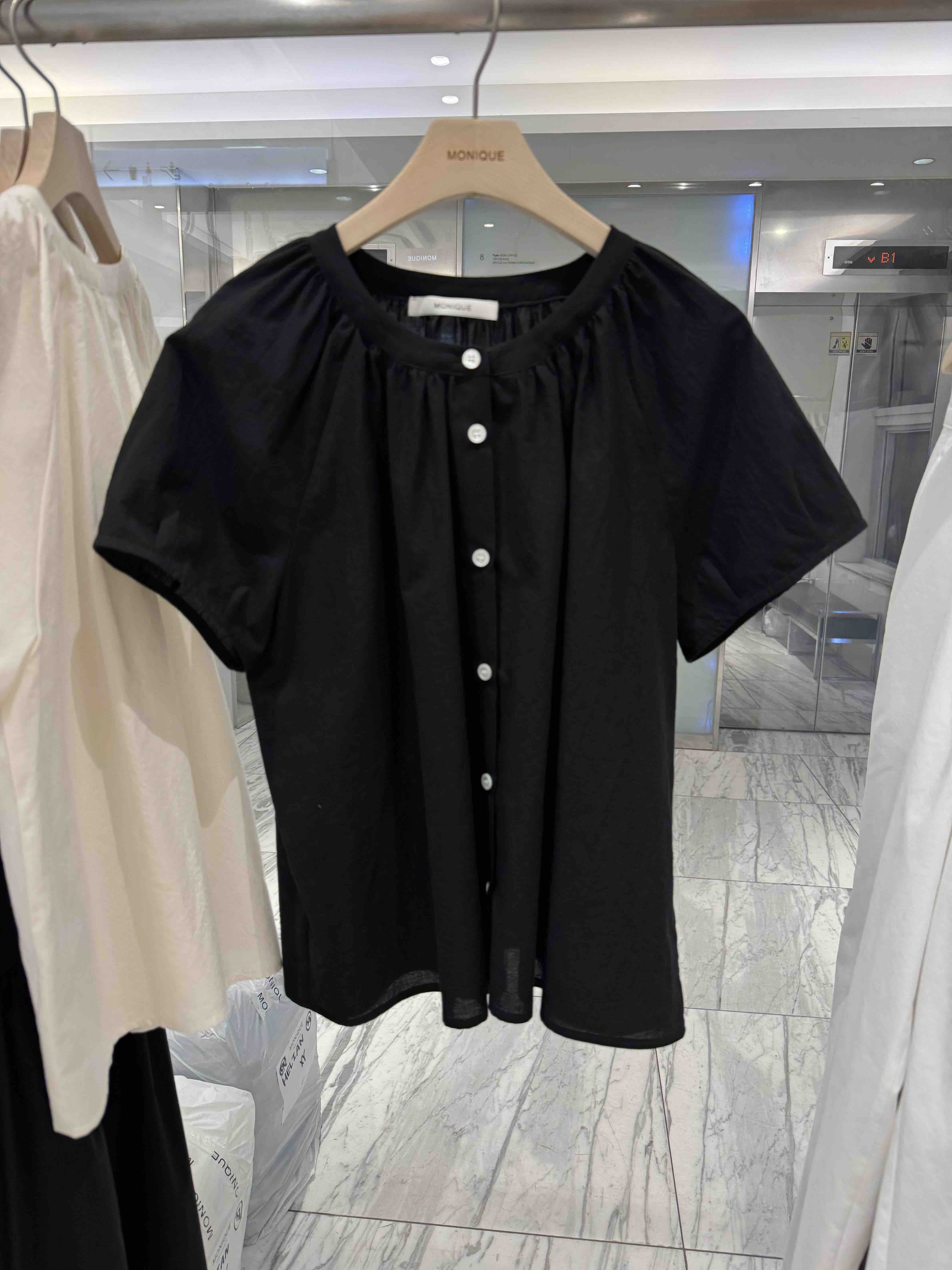 MONIQUE韓國直郵實拍女士新款時尚推薦熱賣休閑襯衫蕾絲衫MONIQUE襯衫/蕾絲衫圖色3