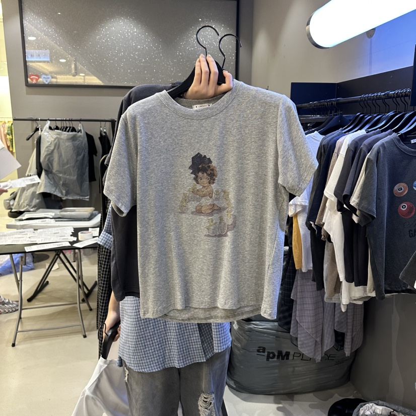 CREDITO東大門代購女士新品職業推薦休閑真品時尚26春夏T恤CREDITOT恤圖色2