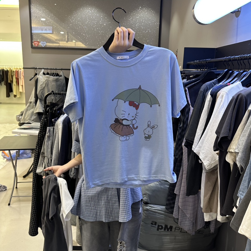 CREDITO東大門代購女裝新款時尚推薦人氣職業真品熱賣T恤CREDITOT恤圖色2