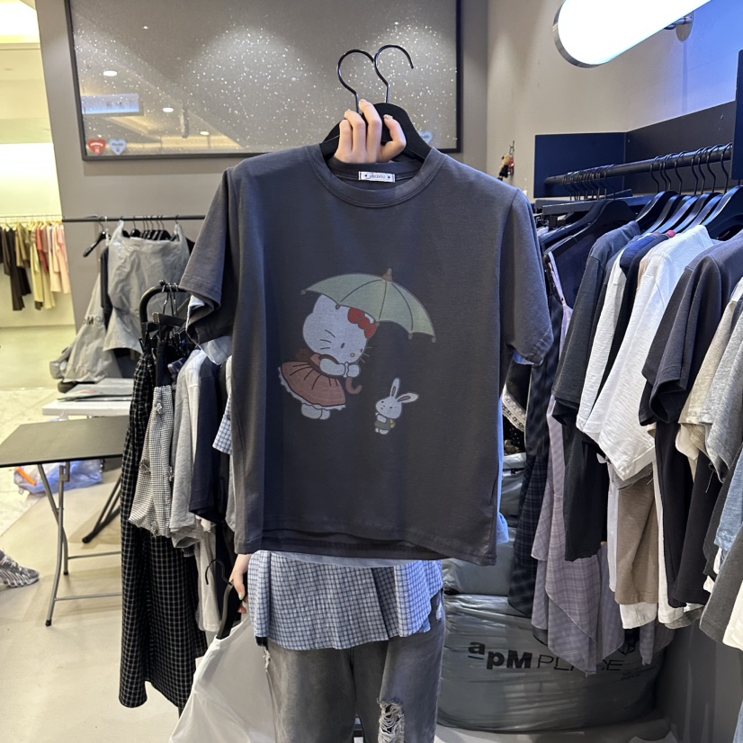 CREDITO東大門代購女裝新款時尚推薦人氣職業真品熱賣T恤CREDITOT恤圖色3