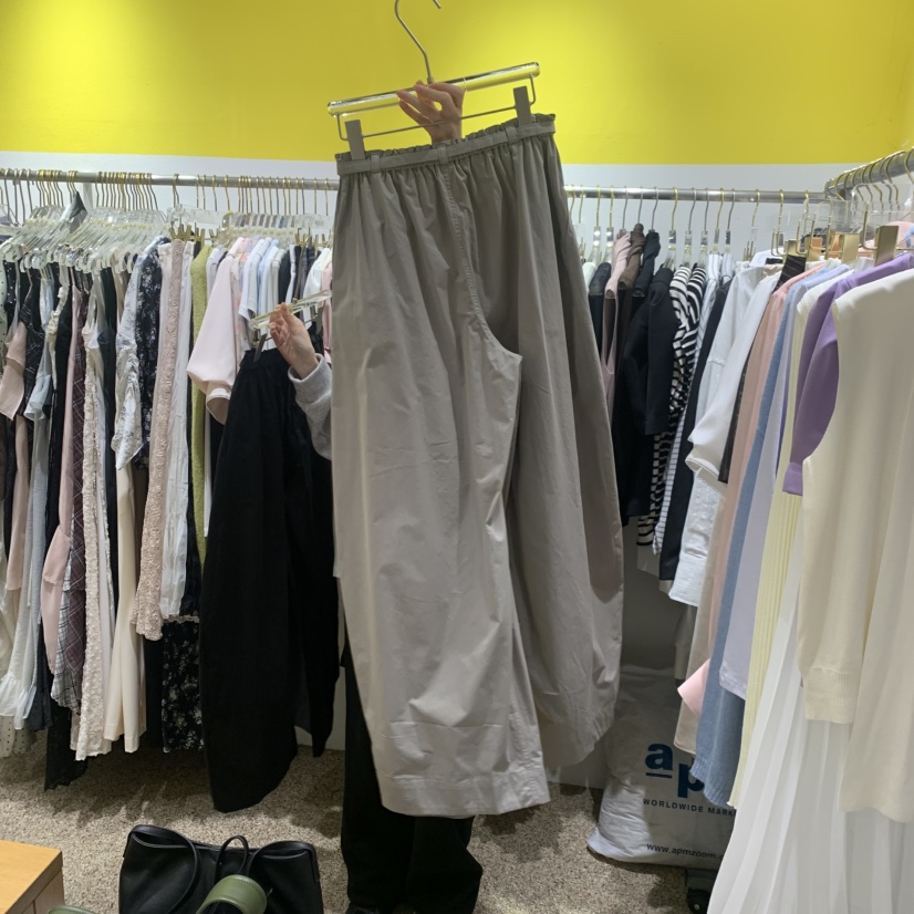 LE MASTERPLACE韓國直郵女裝新品推薦26春夏休閑褲含腰繩Le masterpiece休閑褲