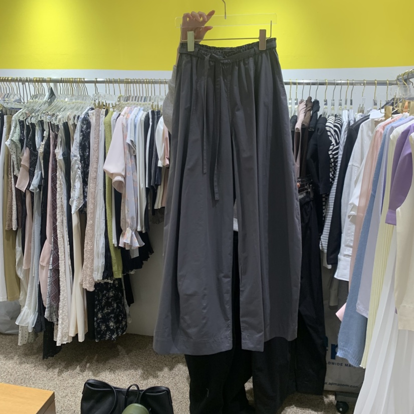 LE MASTERPLACE韓國直郵女裝新品推薦26春夏休閑褲含腰繩Le masterpiece休閑褲圖色3