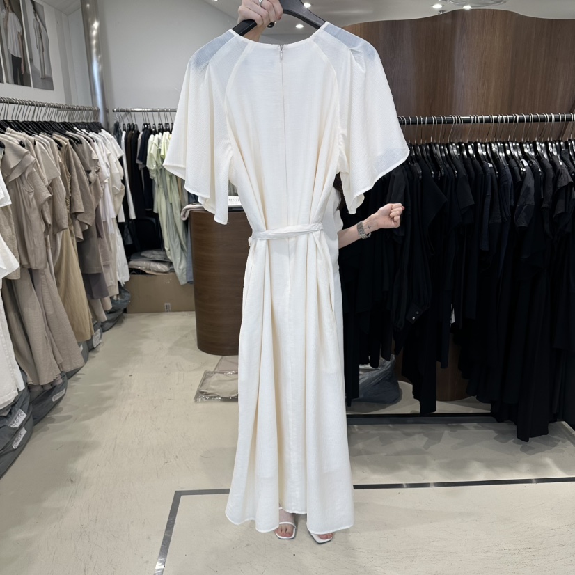 LE EDITION/LEBOENE東大門直郵女士新品職業連衣裙含腰帶LE EDITION/LEBOENE連衣裙