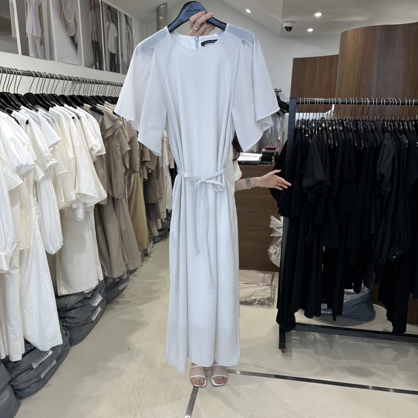 LE EDITION/LEBOENE東大門直郵女士新品職業連衣裙含腰帶LE EDITION/LEBOENE連衣裙圖色2