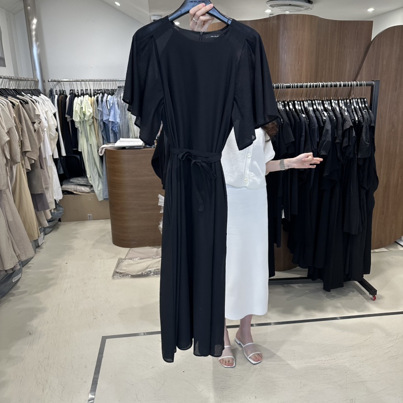 LE EDITION/LEBOENE東大門直郵女士新品職業連衣裙含腰帶LE EDITION/LEBOENE連衣裙圖色3