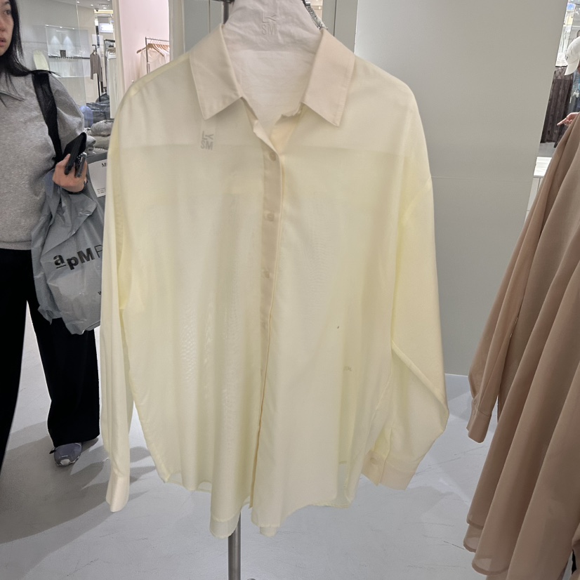 LOVE YOU SO MUCH/MORE THAN YESTERDAY韓國東大門直郵女裝新款休閑襯衫蕾絲衫LYSM/MORE THAN YESTERDAY襯衫/蕾絲衫圖色2