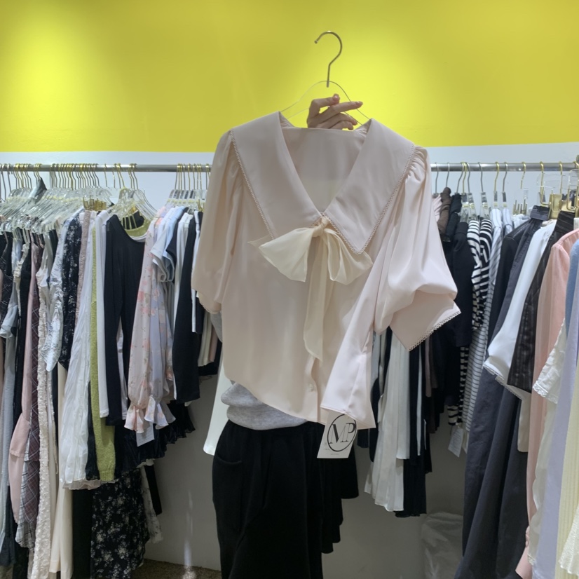 LE MASTERPLACE韓國直郵女士新款休閑人氣推薦襯衫蕾絲衫Le masterpiece襯衫/蕾絲衫圖色2