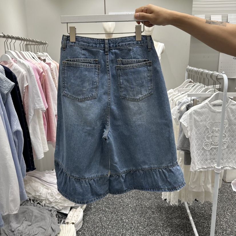 VINTAGE 888東大門實拍韓國女士新品時尚職業休閑牛仔褲VINTAGE888/TRIPLE EIGHT牛仔褲