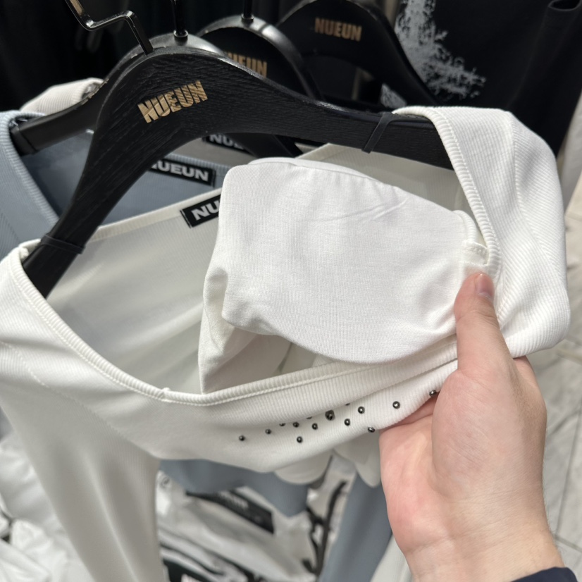 NUEUN韓國直郵女裝新款熱賣時尚職業休閑人氣推薦長袖T恤NUEUN/SEEOT長袖T恤