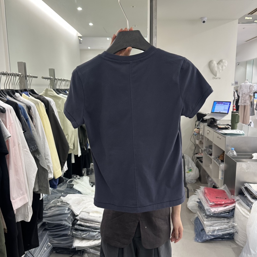 DIARRA韓國直郵女士新款職業推薦休閑真品時尚26春夏人氣T恤DIARRAT恤