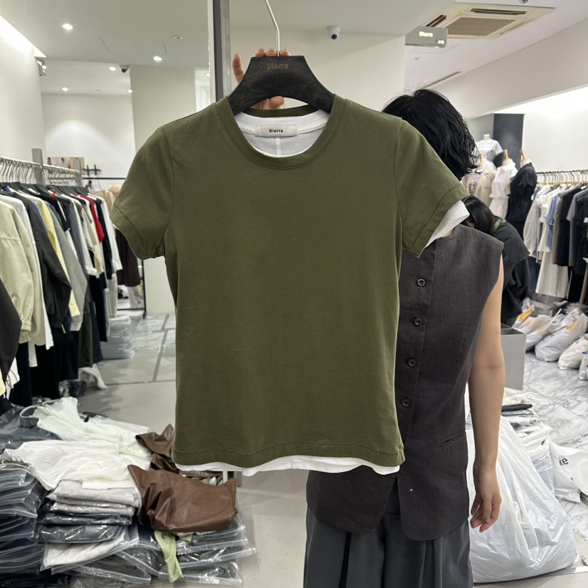 DIARRA韓國直郵女士新款職業推薦休閑真品時尚26春夏人氣T恤DIARRAT恤圖色2