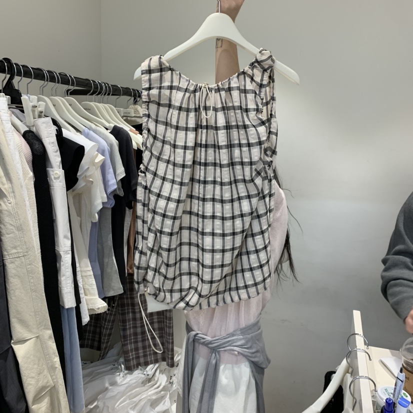 JINSIM韓國代購女士新品休閑熱賣26夏季26春夏推薦吊帶背心JINSIM吊帶/背心