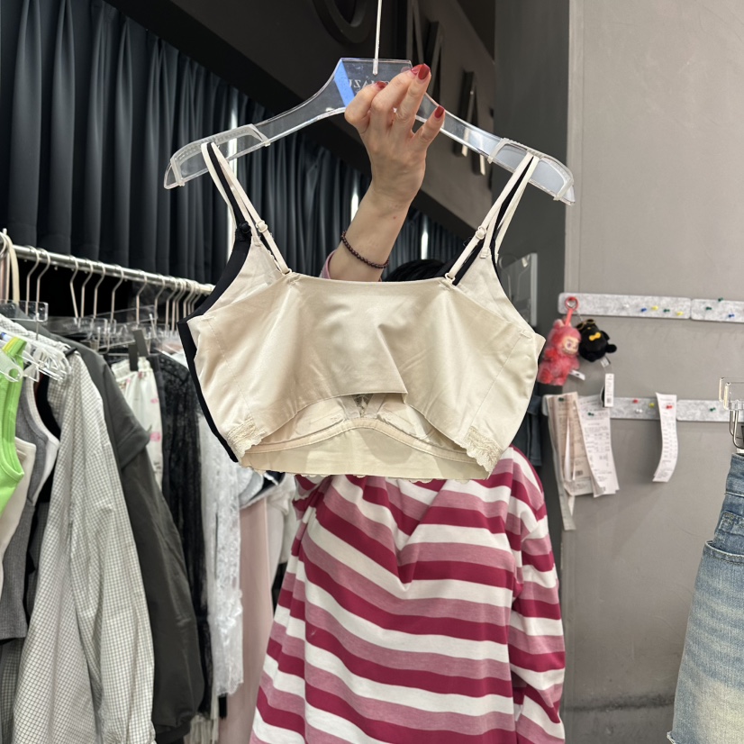 MOMAZU韓國代購女士新款人氣推薦熱賣26春夏內衣文胸蕾絲緞面MOMAZU內衣/文胸