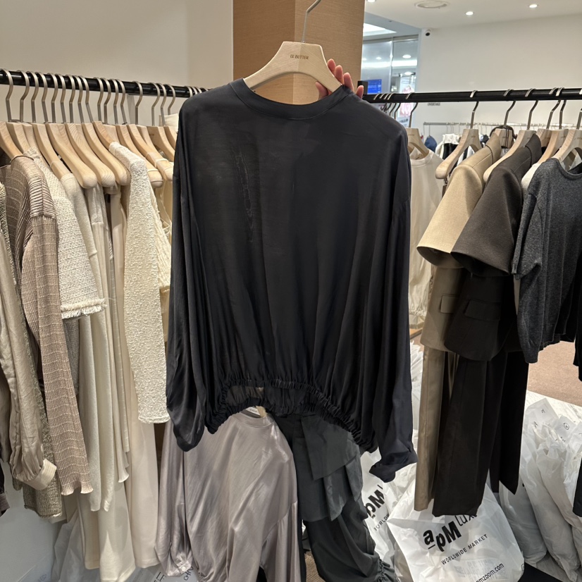 LE BUTTER韓國直郵女裝新品推薦26夏季休閑職業襯衫蕾絲衫LE BUTTER襯衫/蕾絲衫圖色3