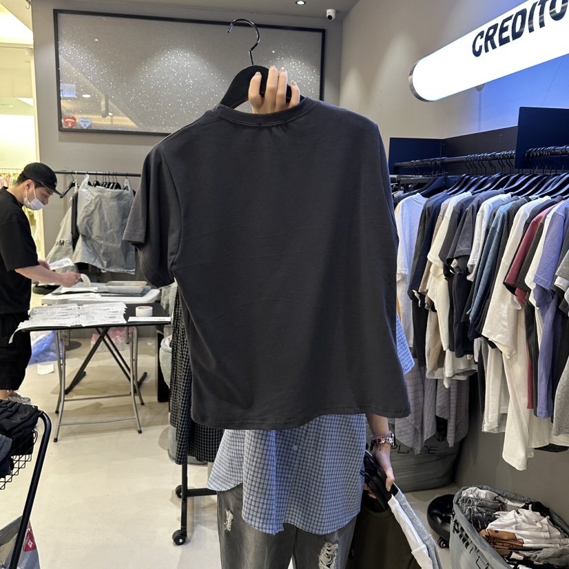 CREDITO韓國東大門代購女裝新款時尚休閑26夏季熱賣職業T恤CREDITOT恤