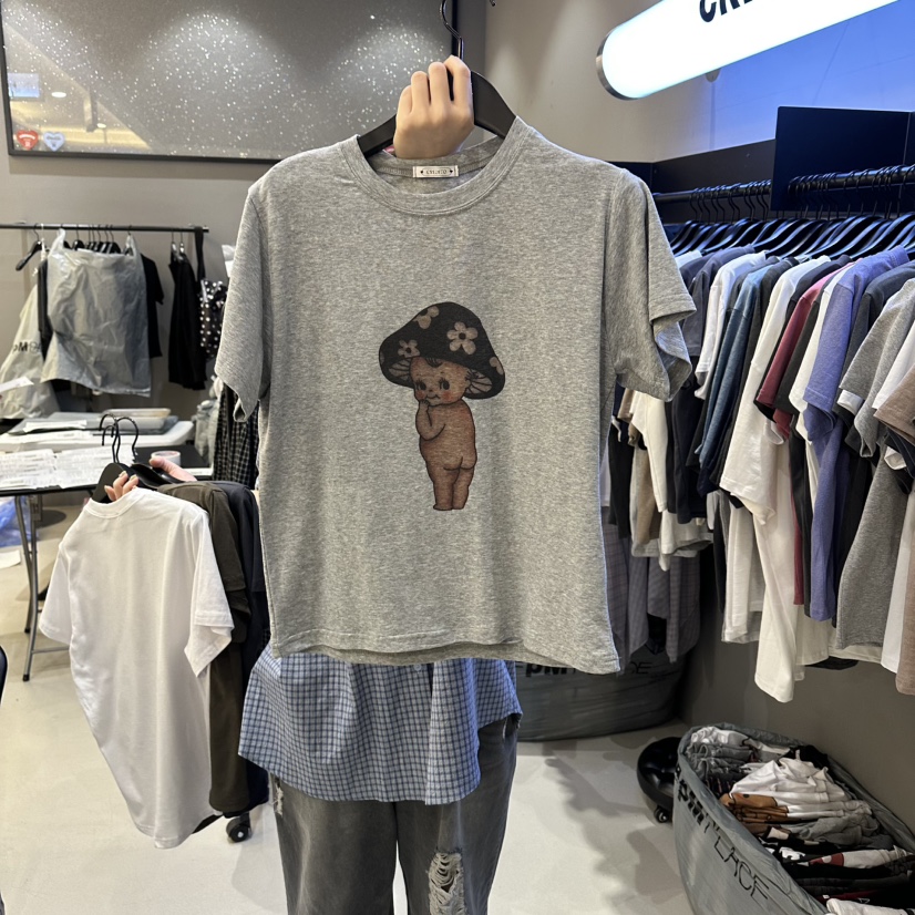 CREDITO韓國東大門代購女裝新款時尚休閑26夏季熱賣職業T恤CREDITOT恤圖色2