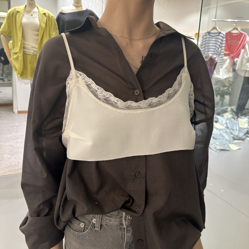 LOVE YOU SO MUCH/MORE THAN YESTERDAY東大門代購女士新品時尚吊帶背心LYSM/MORE THAN YESTERDAY吊帶/背心圖色3