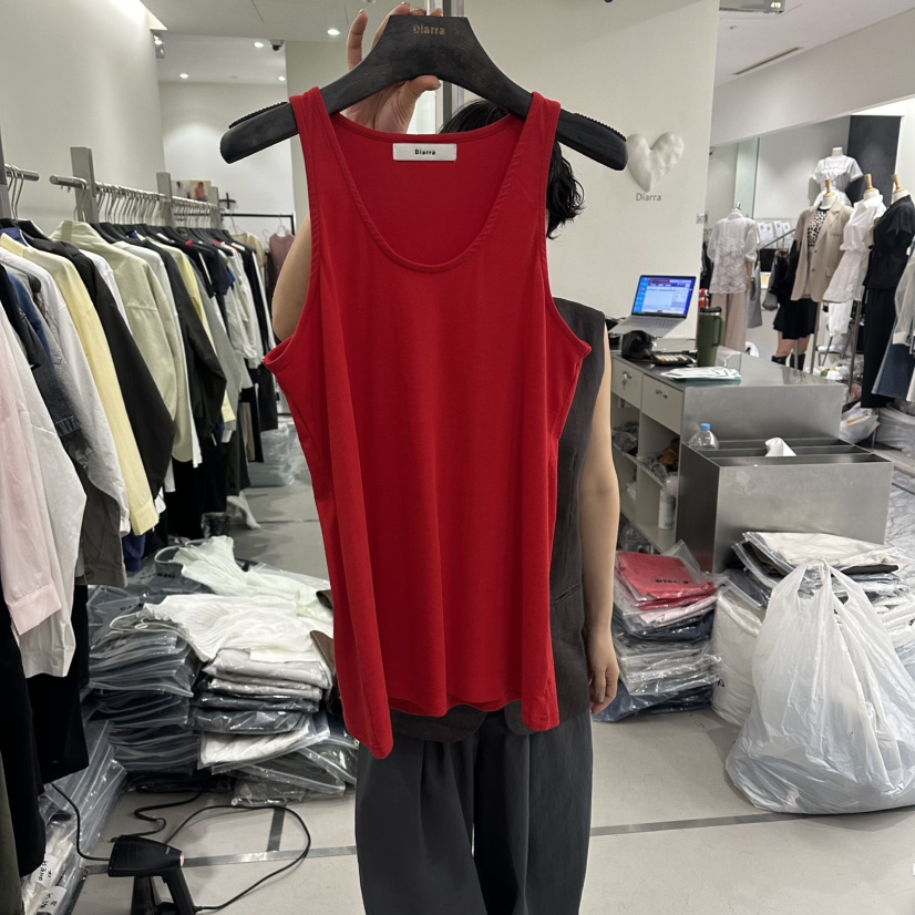 DIARRA韓國直郵實拍女裝新品推薦時尚26春夏職業吊帶背心DIARRA吊帶/背心圖色2