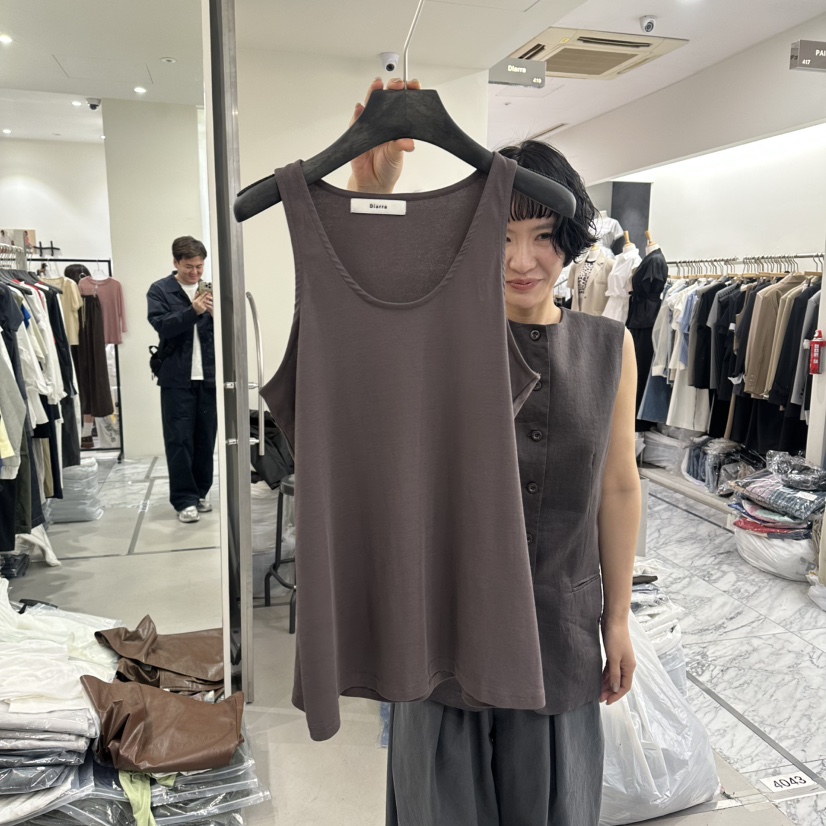 DIARRA韓國直郵實拍女裝新品推薦時尚26春夏職業吊帶背心DIARRA吊帶/背心圖色3