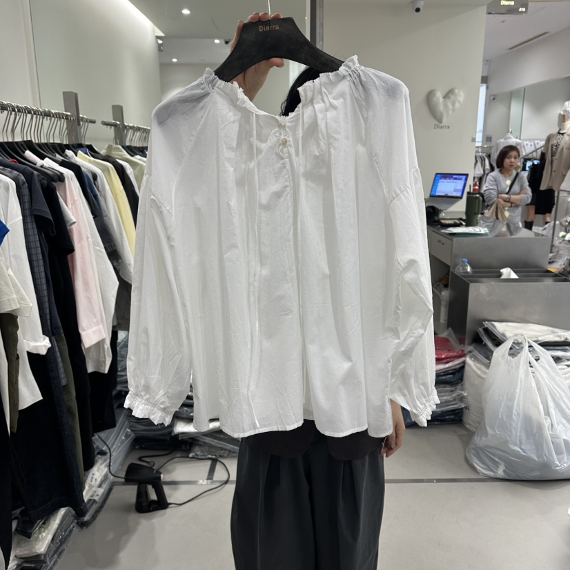 DIARRA韓國直郵實拍女裝新品人氣26夏季熱賣休閑襯衫蕾絲衫DIARRA襯衫/蕾絲衫圖色1