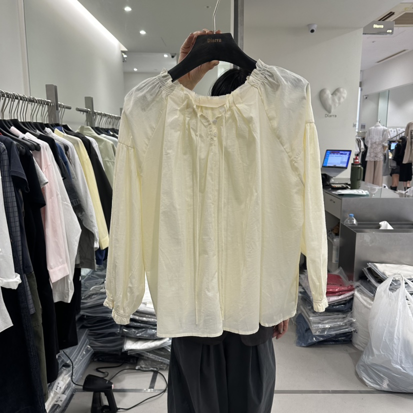 DIARRA韓國直郵實拍女裝新品人氣26夏季熱賣休閑襯衫蕾絲衫DIARRA襯衫/蕾絲衫圖色2