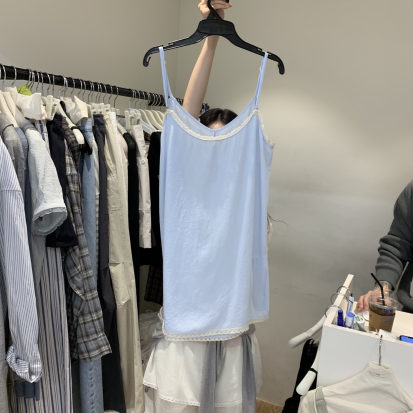 JINSIM韓國直郵女士新款時尚熱賣推薦26夏季休閑吊帶背心JINSIM吊帶/背心