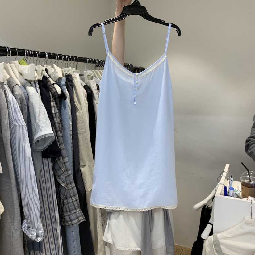 JINSIM韓國直郵女士新款時尚熱賣推薦26夏季休閑吊帶背心JINSIM吊帶/背心圖色1