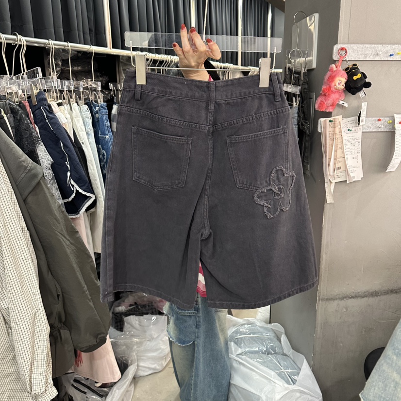 MOMAZU韓國東大門直郵女士新款休閑時尚26夏季熱賣短褲花朵MOMAZU短褲