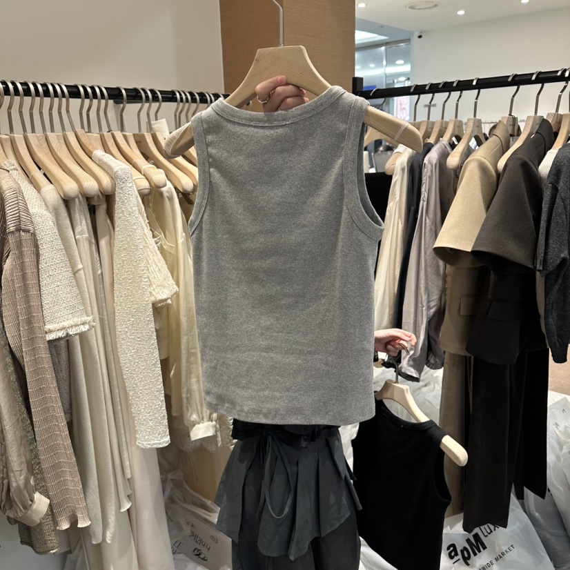 LE BUTTER東大門實拍女士新款26春夏時尚職業真品吊帶背心LE BUTTER吊帶/背心