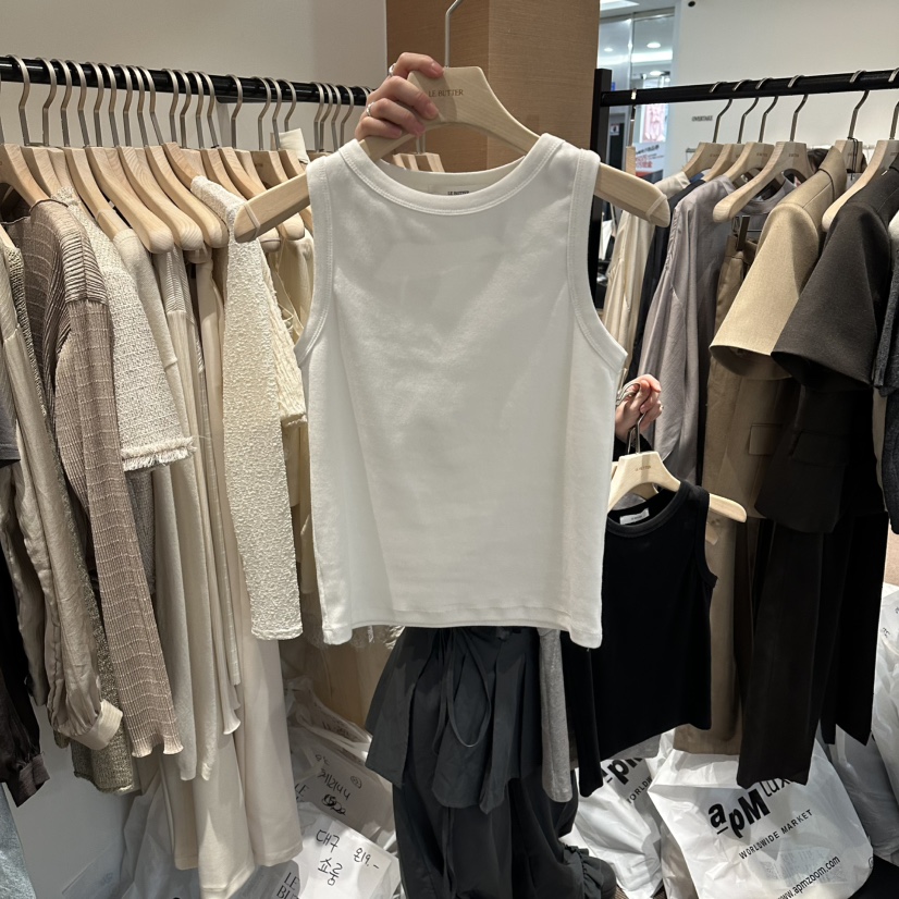 LE BUTTER東大門實拍女士新款26春夏時尚職業真品吊帶背心LE BUTTER吊帶/背心圖色1