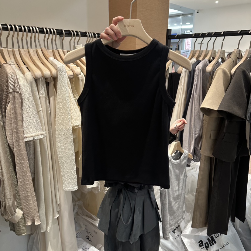 LE BUTTER東大門實拍女士新款26春夏時尚職業真品吊帶背心LE BUTTER吊帶/背心圖色2