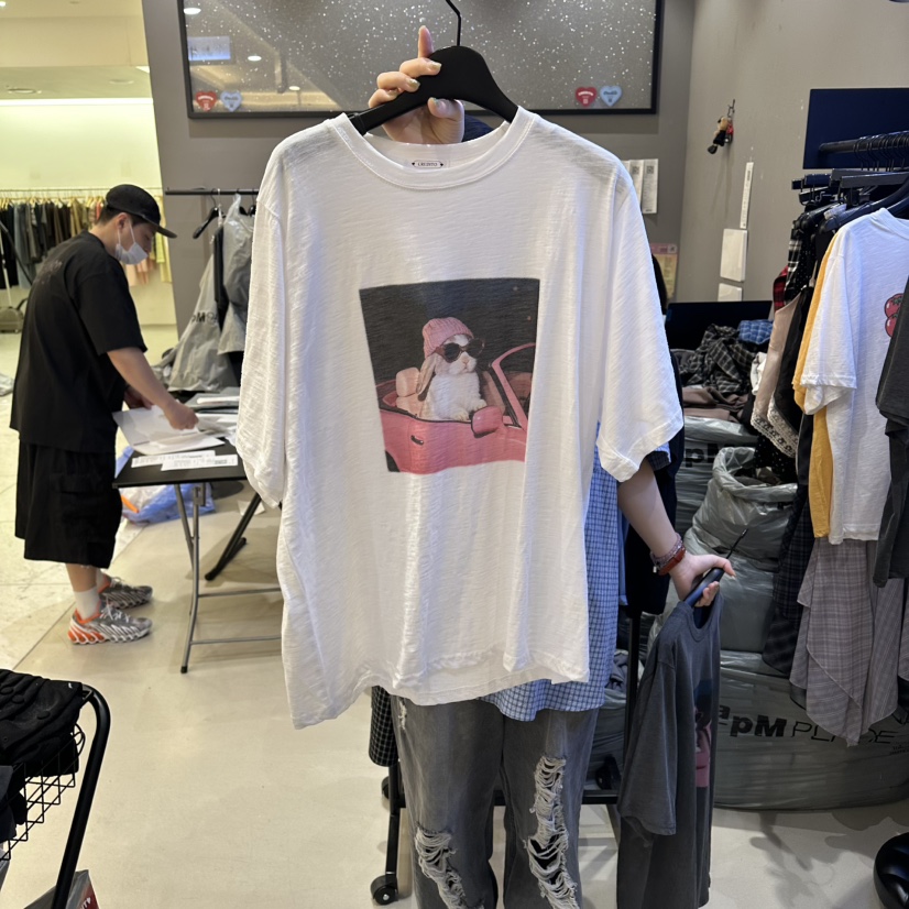 CREDITO韓國直郵女士新品推薦熱賣26春夏人氣時尚26夏季T恤CREDITOT恤圖色1