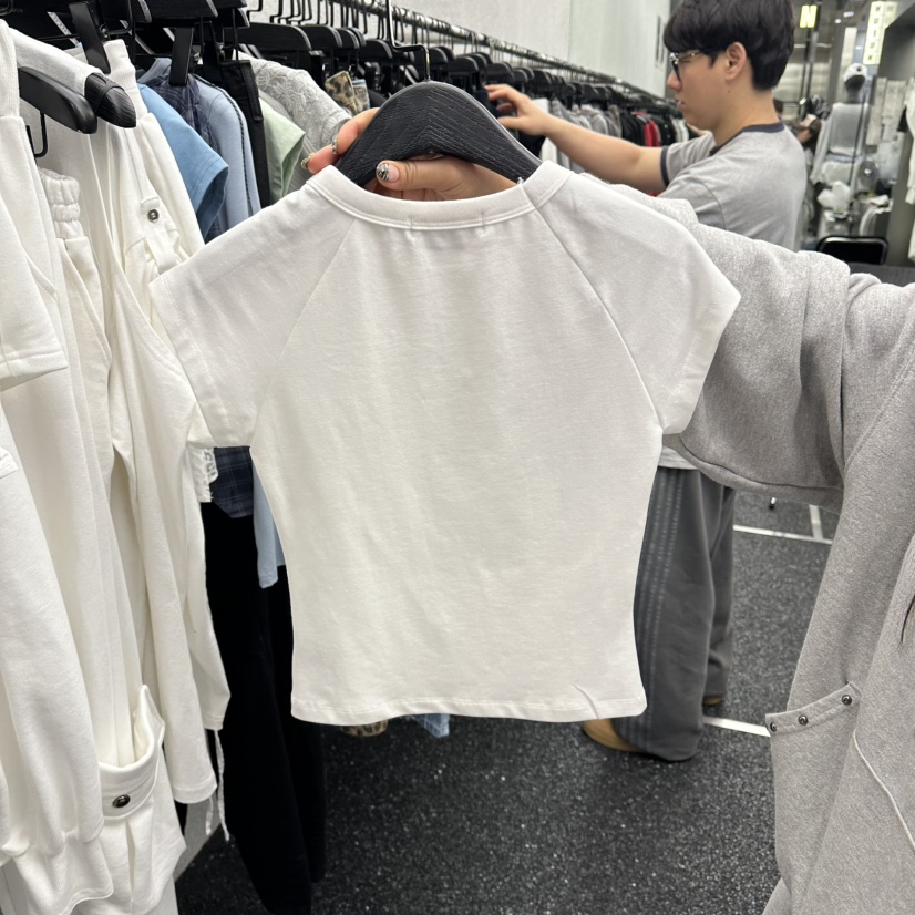 NUEUN韓國直郵實拍女士新款26春夏職業人氣時尚休閑熱賣T恤NUEUN/SEEOTT恤